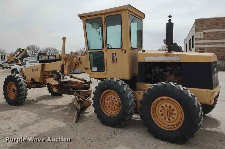 image for item DO3847 1971 John Deere 570  motor grader