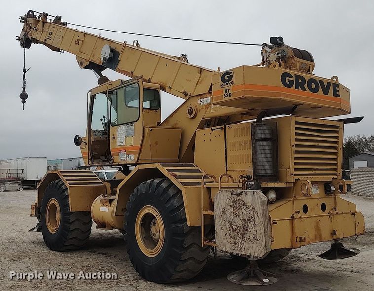 image for item DO3850 1981 Grove RT630  crane