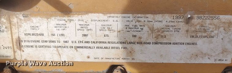 image for item DO3854 1997 Caterpillar 613C  elevating scraper