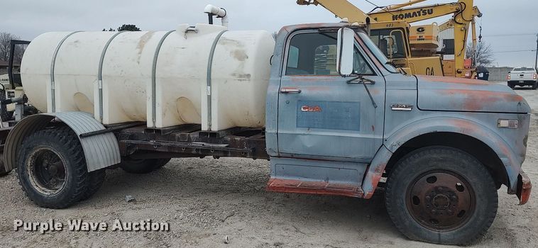 image for item DO3857 1970 GMC 5500  water truck