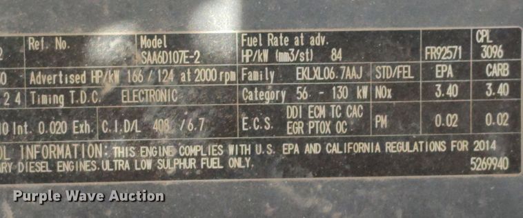 image for item DO3858 2015 Komatsu PC228USLC-10  excavator