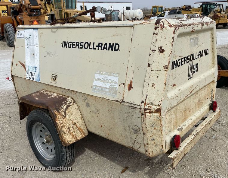 image for item DO3869 Ingersoll Rand P185BWJD  air compressor
