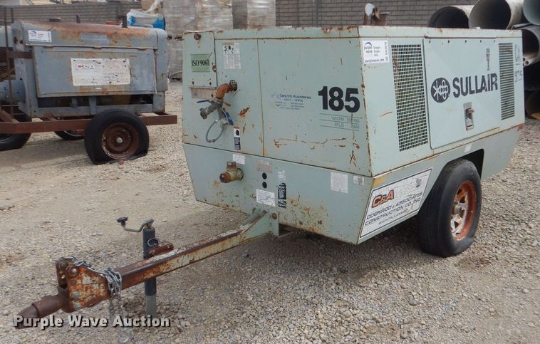 image for item DO3870 1994 Sullair 185DPQJD  air compressor