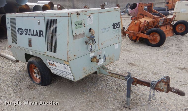image for item DO3870 1994 Sullair 185DPQJD  air compressor