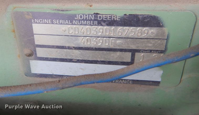 image for item DO3870 1994 Sullair 185DPQJD  air compressor