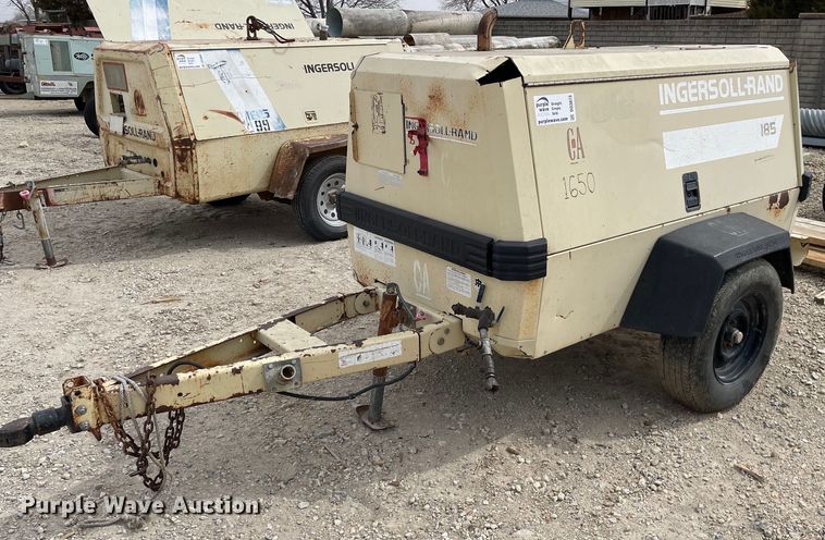 image for item DO3873 1997 Ingersoll Rand P185WJD  air compressor