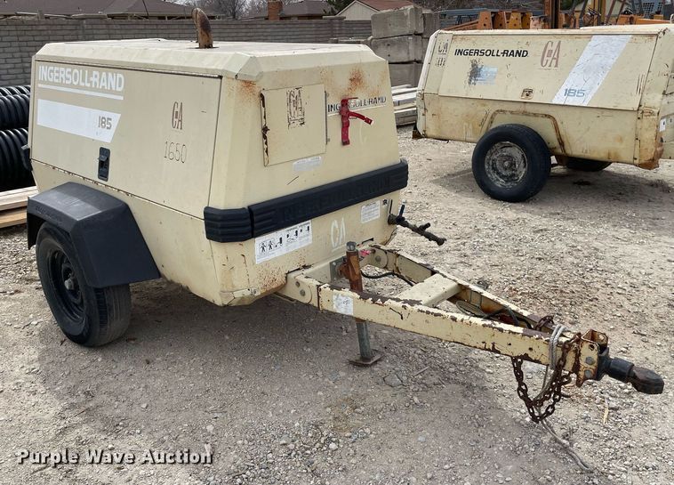 image for item DO3873 1997 Ingersoll Rand P185WJD  air compressor