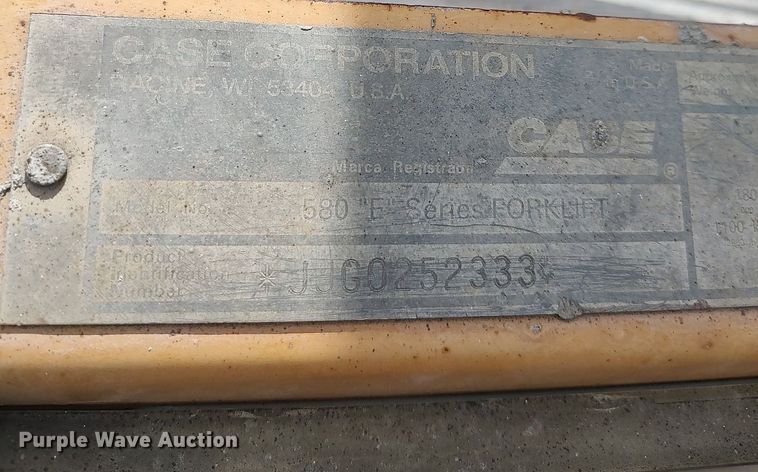 image for item DO3875 1998 Case 586E  forklift