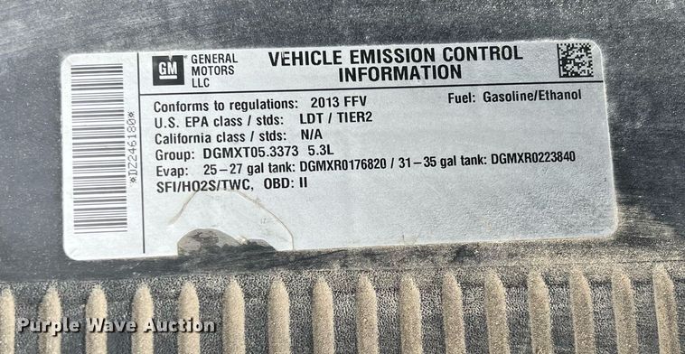 image for item DQ0407 2013 Chevrolet Silverado 1500  pickup truck