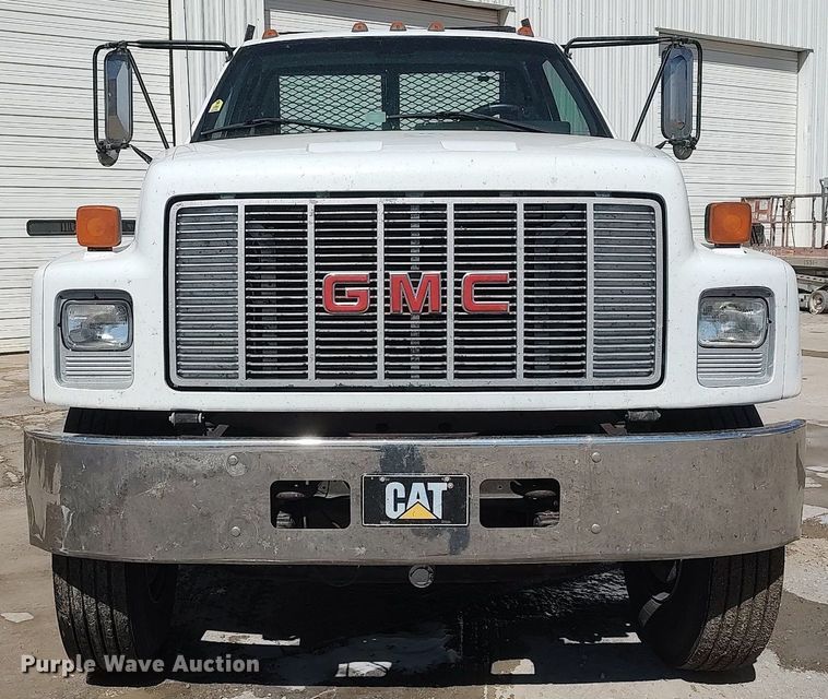 image for item DQ0481 2000 GMC C7500  dump flatbed truck
