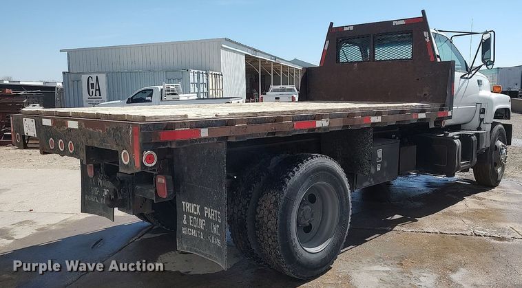 image for item DQ0481 2000 GMC C7500  dump flatbed truck