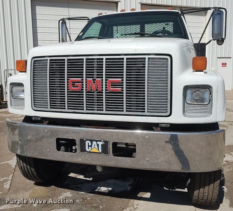 image for item DQ0481 2000 GMC C7500  dump flatbed truck