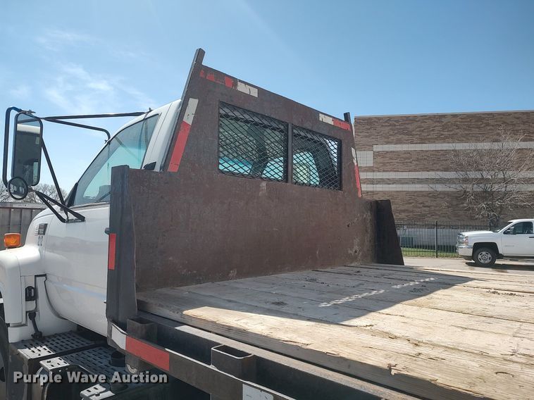 image for item DQ0481 2000 GMC C7500  dump flatbed truck