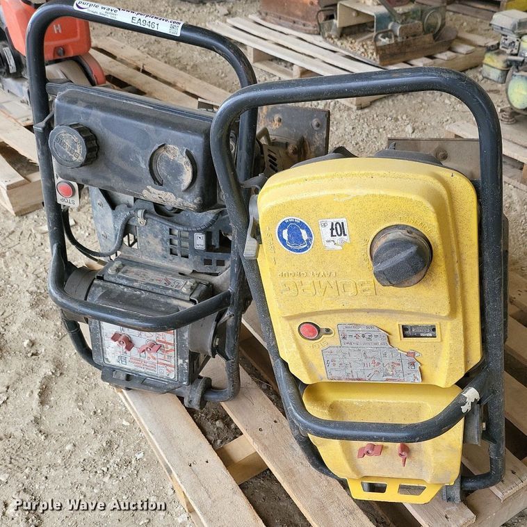 image for item EA9461 (2) Bomag plate compactors