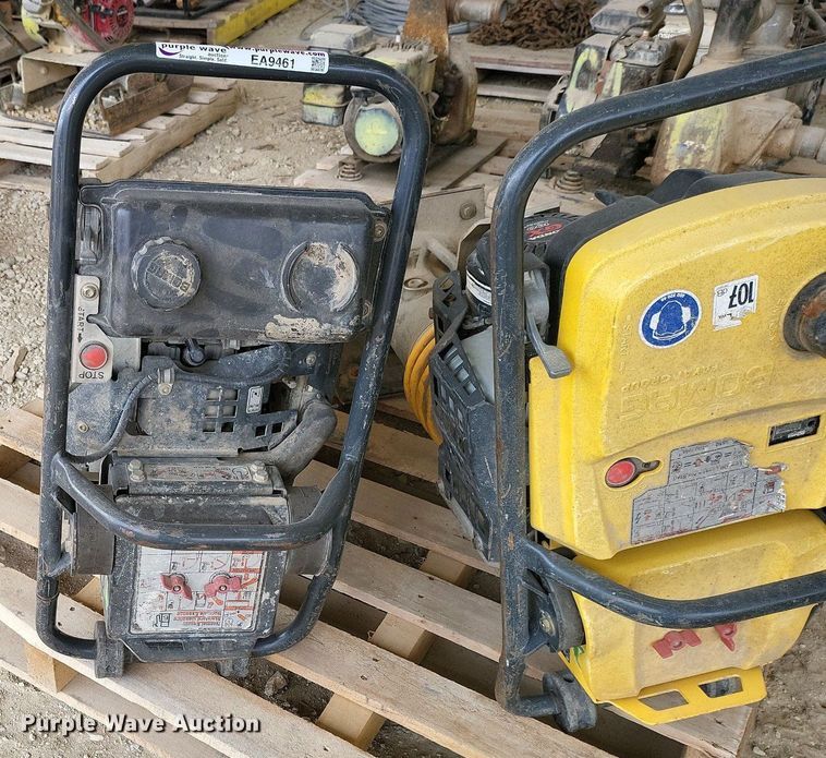 image for item EA9461 (2) Bomag plate compactors