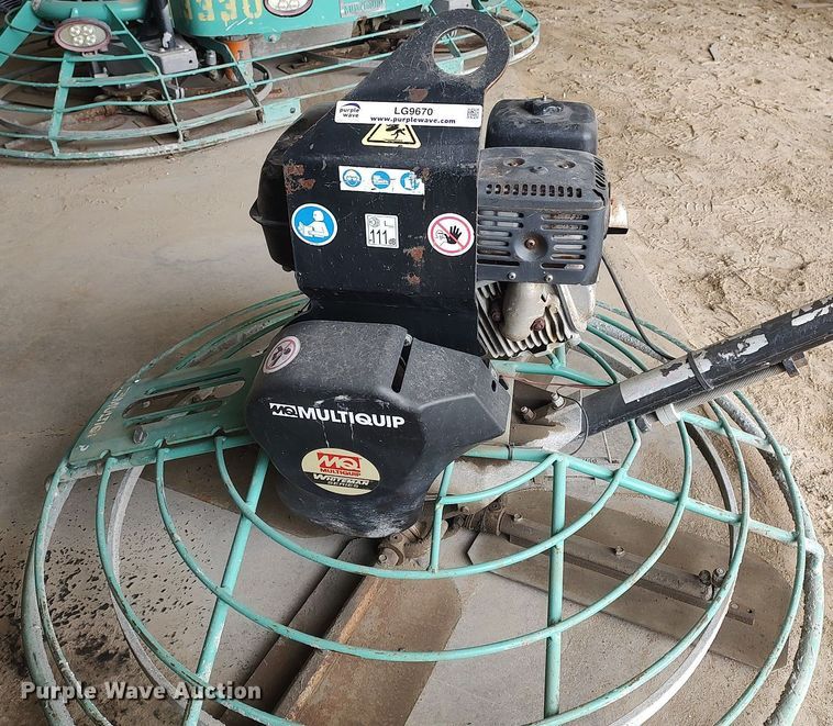 image for item LG9670 Whiteman Multiquip B46H90  power trowel