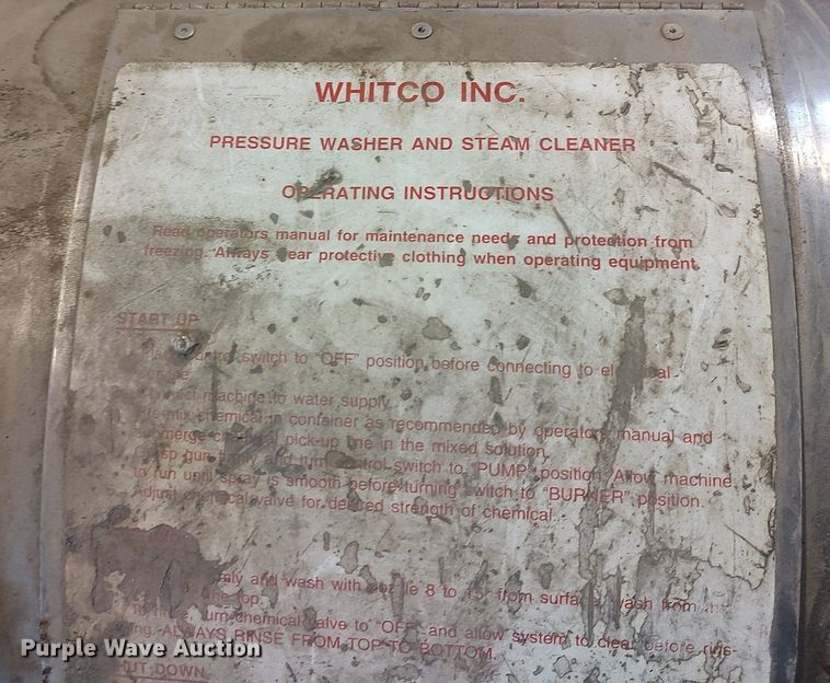 image for item LG9688 Whitco  pressure washer