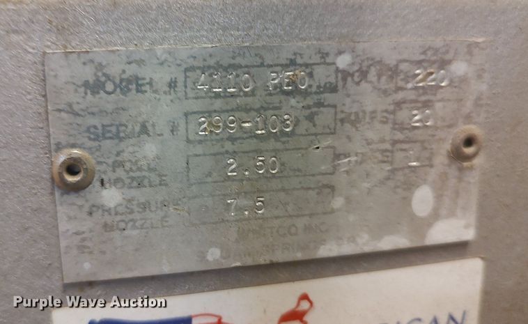 image for item LG9688 Whitco  pressure washer