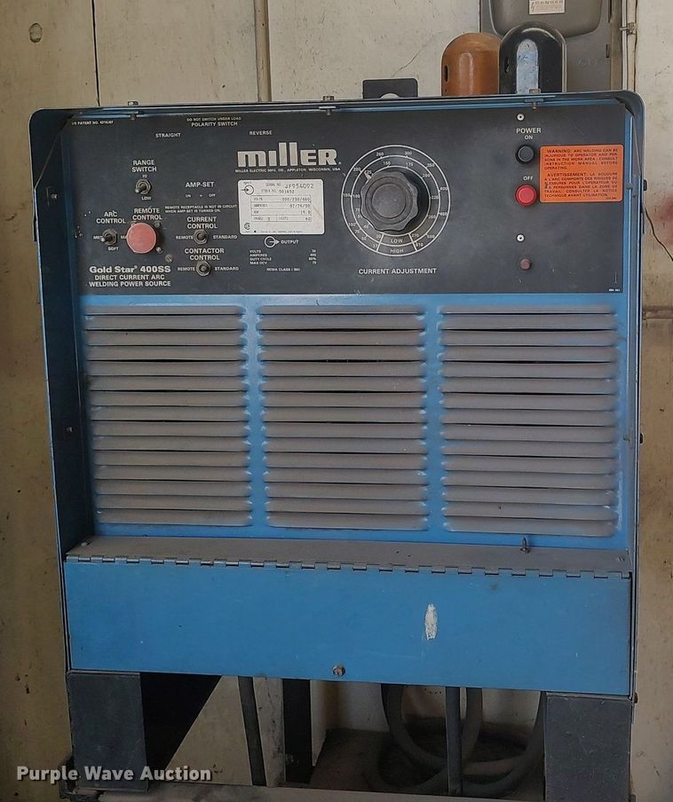 image for item LG9689 Miller Gold Star 400 SS  welder