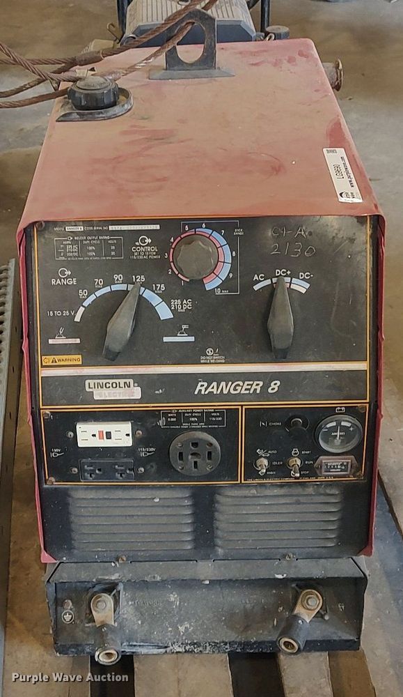 image for item LG9690 Lincoln Ranger 8  welder/generator