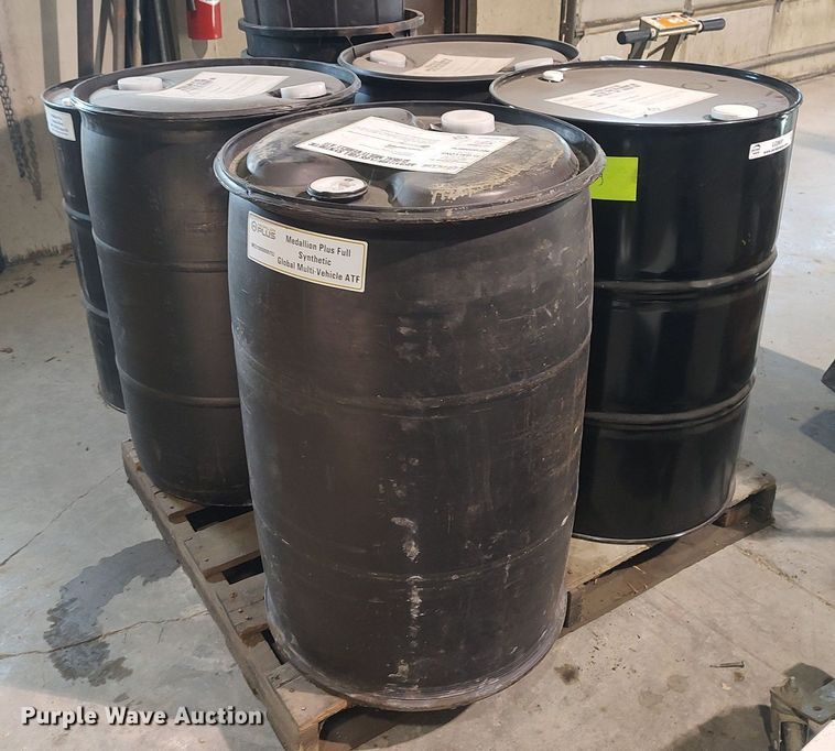 image for item LG9691 (5) 55 gallon drums of lube