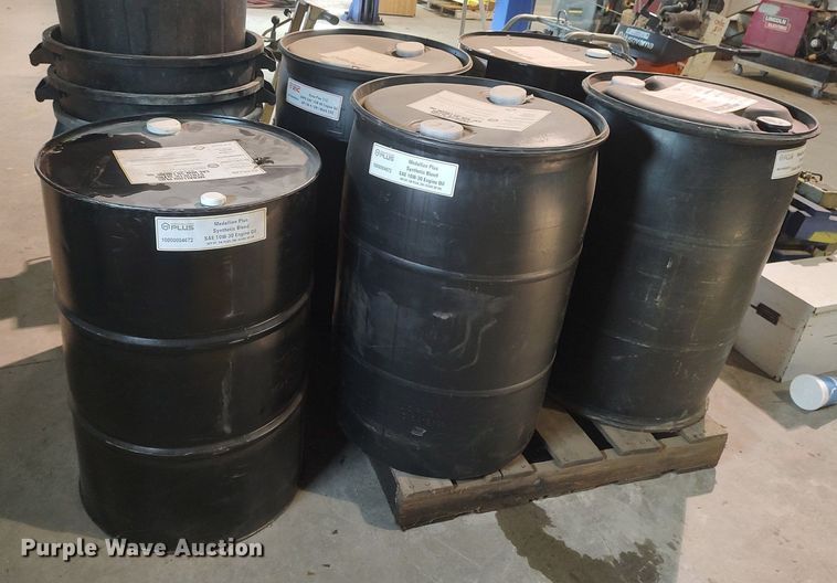 image for item LG9691 (5) 55 gallon drums of lube