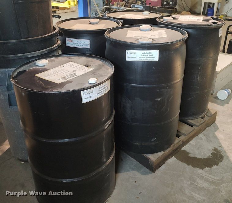 image for item LG9691 (5) 55 gallon drums of lube