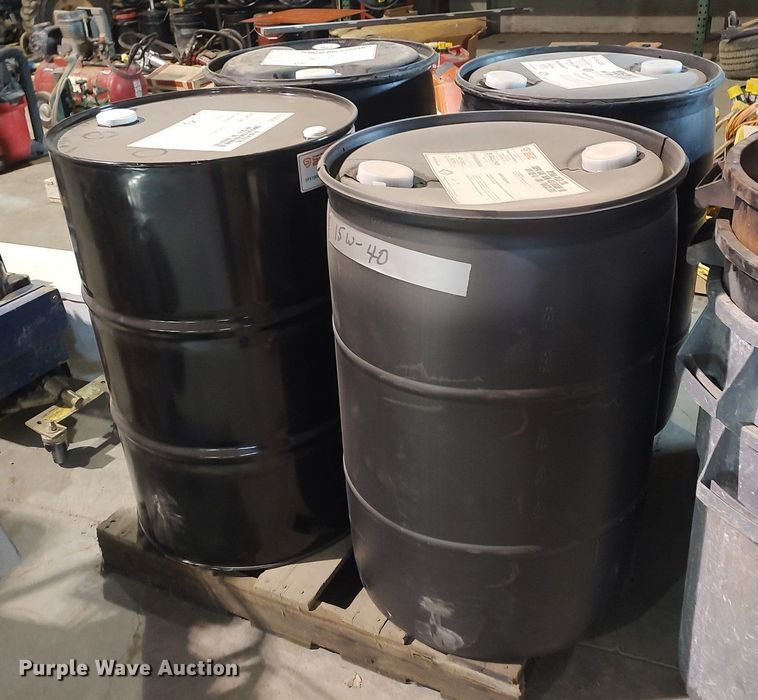 image for item LG9691 (5) 55 gallon drums of lube