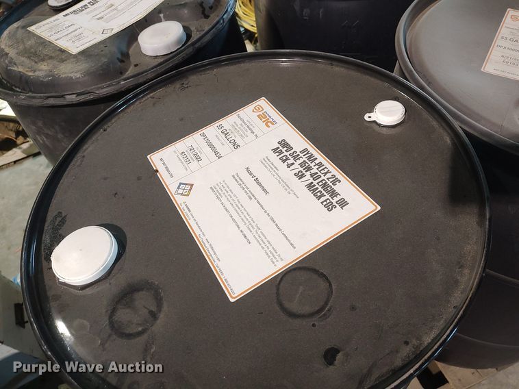 image for item LG9691 (5) 55 gallon drums of lube