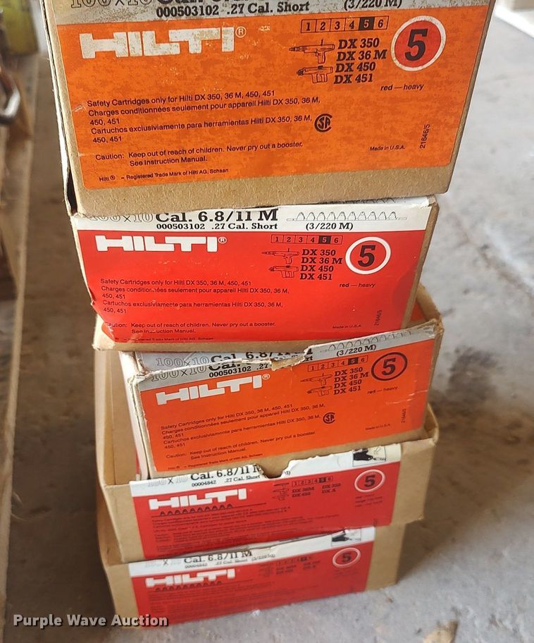 image for item LG9704 (9) Hilti powder nail guns