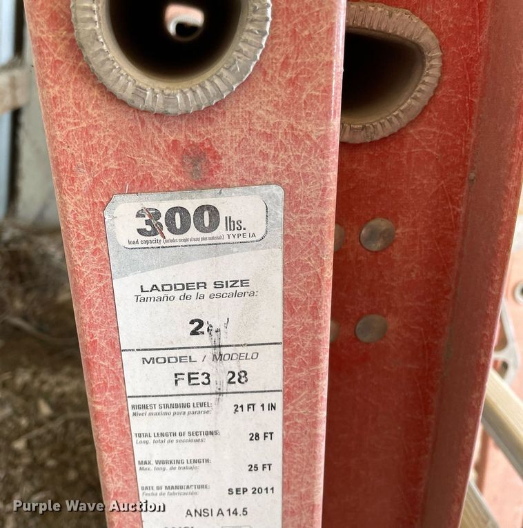 image for item LT9571 (10) extension ladders