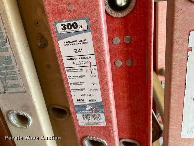 image for item LT9571 (10) extension ladders