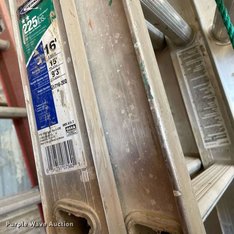 image for item LT9571 (10) extension ladders