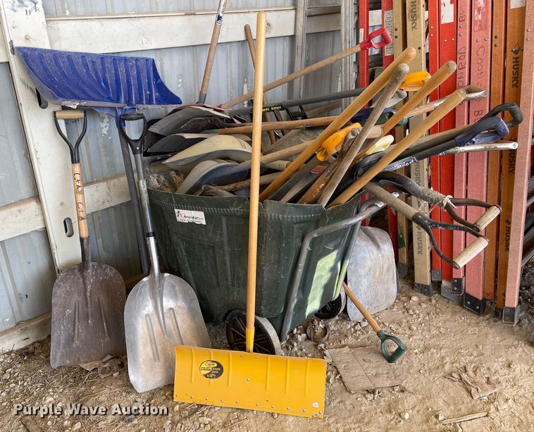 image for item LT9575 Approximately 30 snow shovels