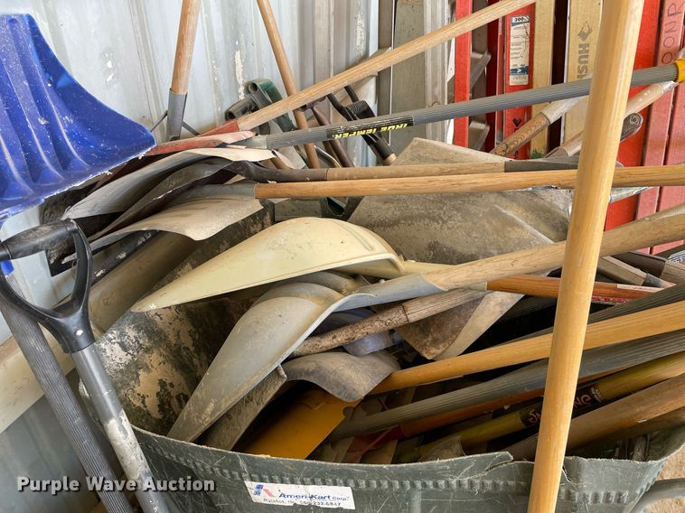 image for item LT9575 Approximately 30 snow shovels