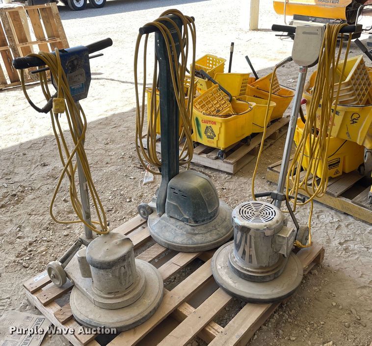 image for item LT9578 (3) floor buffers