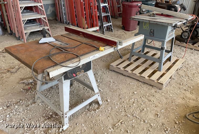 image for item LT9581 (2) Delta table saws