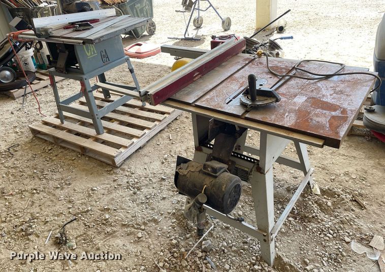 image for item LT9581 (2) Delta table saws