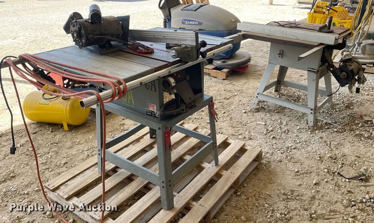 image for item LT9581 (2) Delta table saws