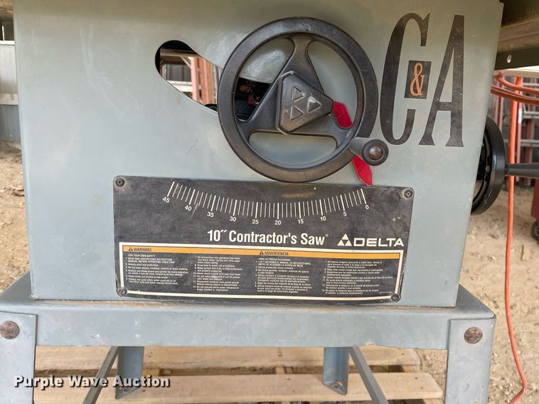 image for item LT9581 (2) Delta table saws