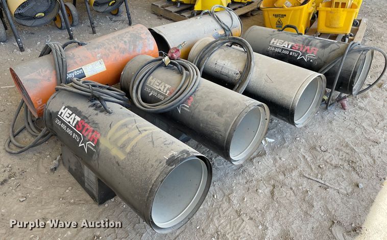 image for item LT9586 (6) propane heaters
