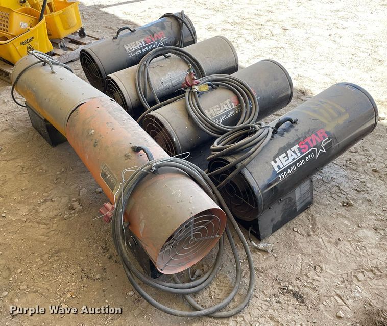 image for item LT9586 (6) propane heaters