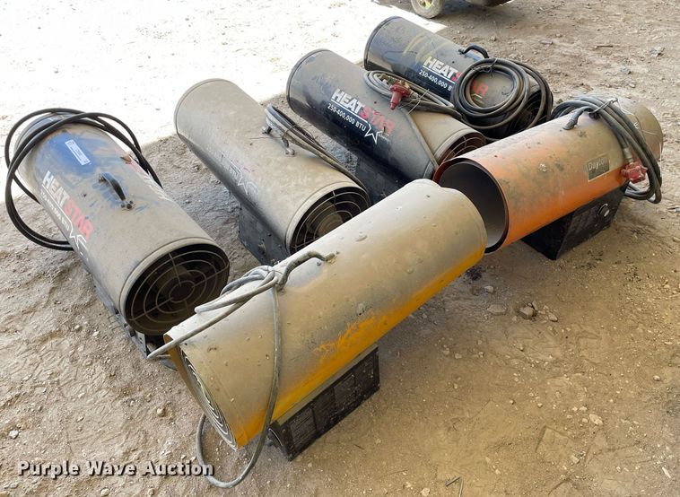 image for item LT9586 (6) propane heaters