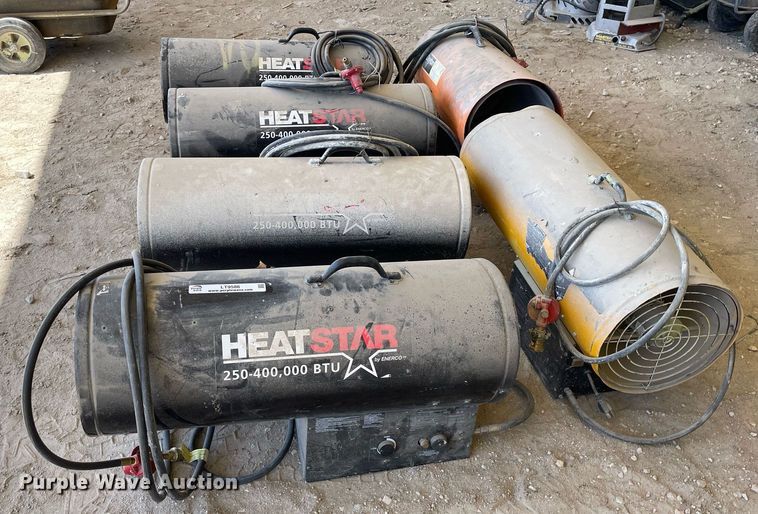 image for item LT9586 (6) propane heaters