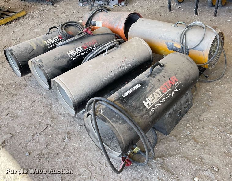 image for item LT9586 (6) propane heaters