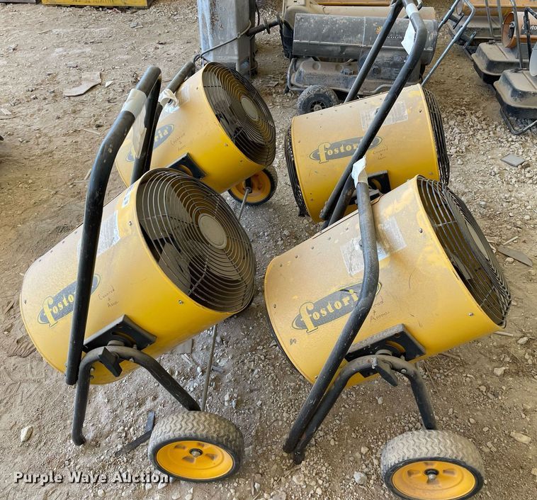 image for item LT9587 (4) Fostoria electric heaters