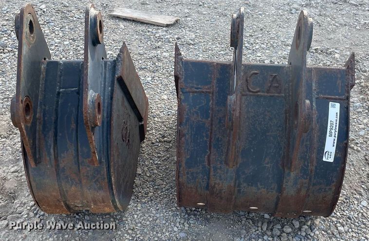image for item MP9207 (2) mini excavator buckets