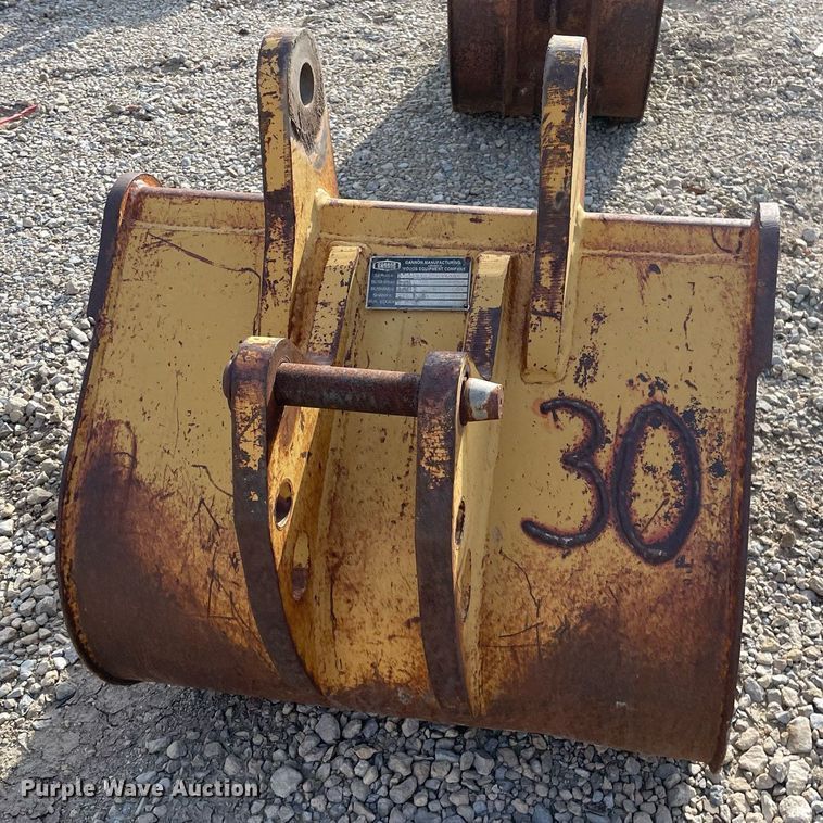 image for item MP9210 Gannon  30"W backhoe bucket