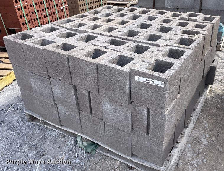 image for item MP9238 (7) pallets of cement blocks