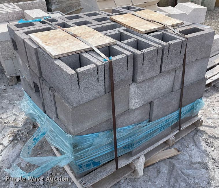 image for item MP9238 (7) pallets of cement blocks